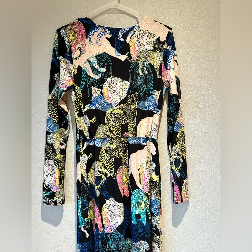 Le Superbe Animal Print Maxi Dress NWT S - Picture 5 of 13